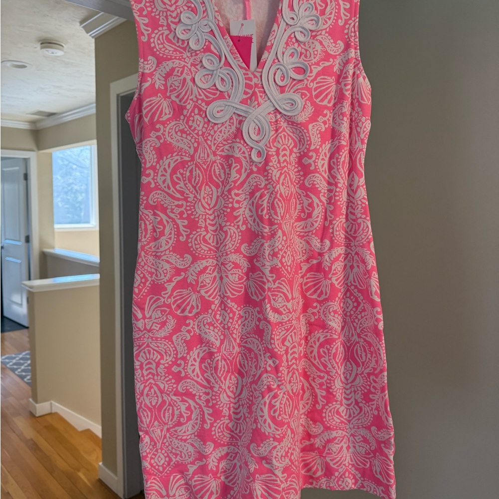 Lilly Pulitzer Pink and White Mini Dress